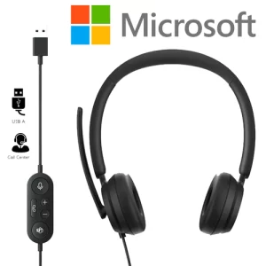 HEADSET MICROSOFT USB ENSP BK 6ID 00012