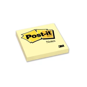 POST-IT NOTAS ADHESIVAS 654 AMARILLAS 76 MM X 76 MM