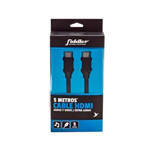 CABLE HDMI 30 AWG 5 MTS. FIDDLER