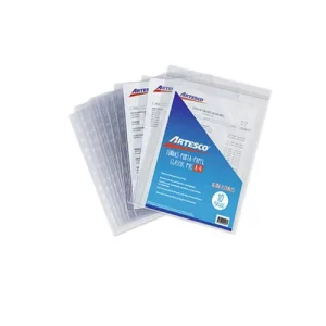 PORTAPAPEL TRANSPARENTE A4 X 10 UNIDADES ARTESCO