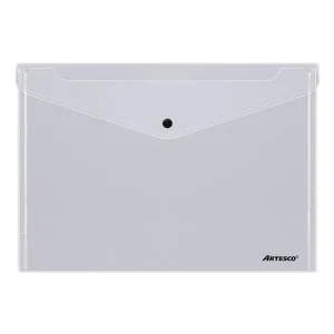 SOBRE CON BROCHE OFICIO TRANSPARENTE ARTESCO