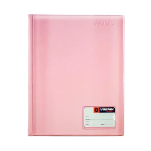 FOLDER D/TAPA A4 C/GUSANO ROSA PASTEL VINIFAN