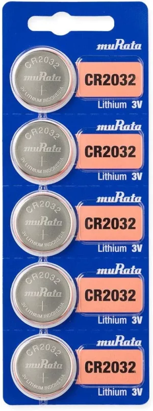 PILA LITHIUM CR-2032 3V x 5 UNIDADES MURATA