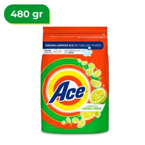 DETERGENTE EN POLVO LIMON 480 GR ACE