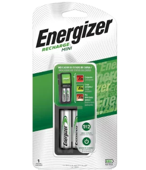 CARGADOR MINI + 2 PILAS AA ENERGIZER