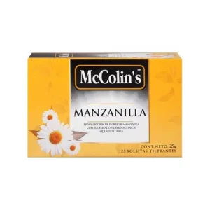 MANZANILLA CJA X 25 UN MC COLINS